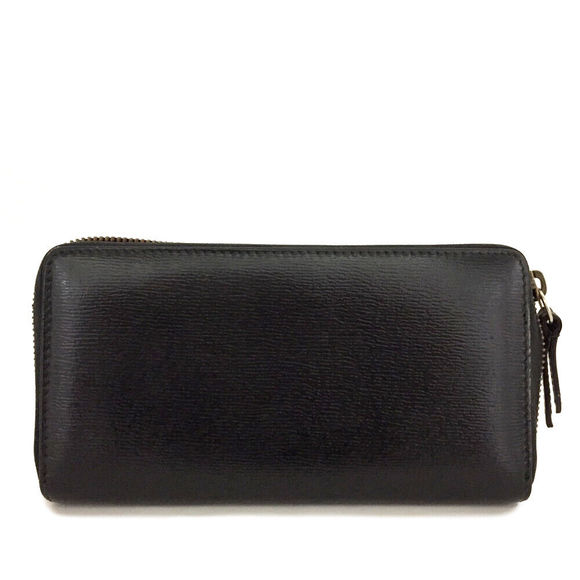 Gucci King Snake Printed Black Leather #75396G15 - Picture 4 of 8